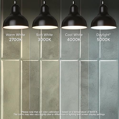 Smart Tiles Peel and Stick backsplash, Stacked Frost Gray, 11.43"x9" - color: Frost Gray