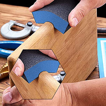 12Pcs Fine Sanding Sponge 120 Grit - size: 120 Grit