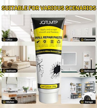 Wall Repair Kit 2 Pack, 17.64 Oz Drywall Repair Paste for Cracks Holes