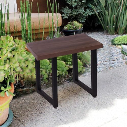 NXN-HOME 16'' Tall Square Metal Table Legs for Furniture, Bench Legs, Coffee Table Legs, Set of 2 Mid Century Home DIY Projects Black Furniture Legs(16”H x 11.8”W) - size: 16 inches-Square