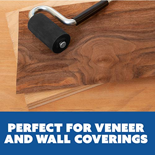 Long Handle J Roller with Thick Rubber Roller for Veneer & Laminate