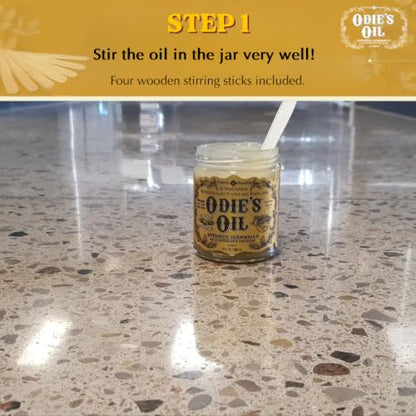 Odie's Oil Starter Kit All-in-One Wood, Leather & Metal Finish 9 oz.