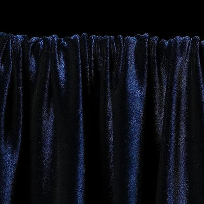 Ice Fabrics Stretch Velvet Fabric by The Yard - 60" Wide Soft Stretchy Fabric for Sewing Clothes, Apparel, Costume, Crafts - 90% Polyester 10% Spandex - Navy Blue - 1 Yard - color: Navy Blue, size: 1 Yard