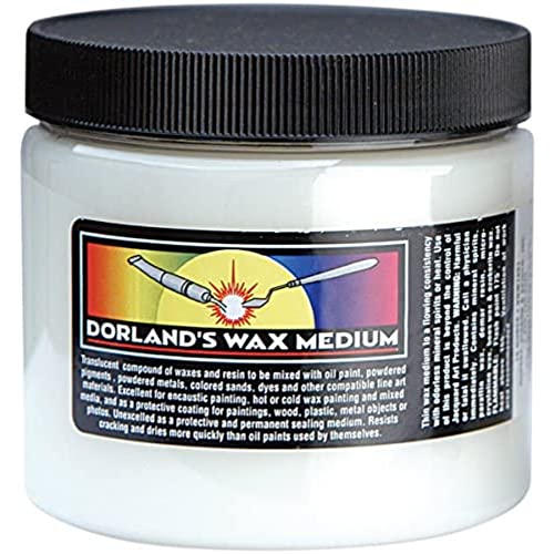 Jacquard Dorlands Wax - 16 Ounce - Versatile Pure Wax and Damar Resin - Protective Topcoat for Sealing and Finishing - size: 16 Fl Oz (Pack of 1)