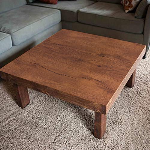 Peel and Stick Wood Grain Contact Paper for Old Furniture Kitchen Cabinets - color: Brown Red, size: 17.7" x 590"