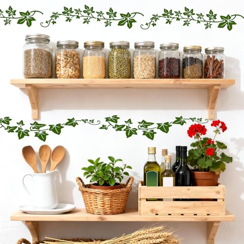 14 Pieces Leaf Vine Stencils for Painting Stencils for Crafts