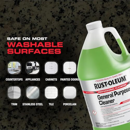 Rust-Oleum Professional Cleaners General Purpose Cleaner | 1 Gallon (128oz) | Professional Strength Concentrate - size: 128 Fl Oz (Pack of 1)