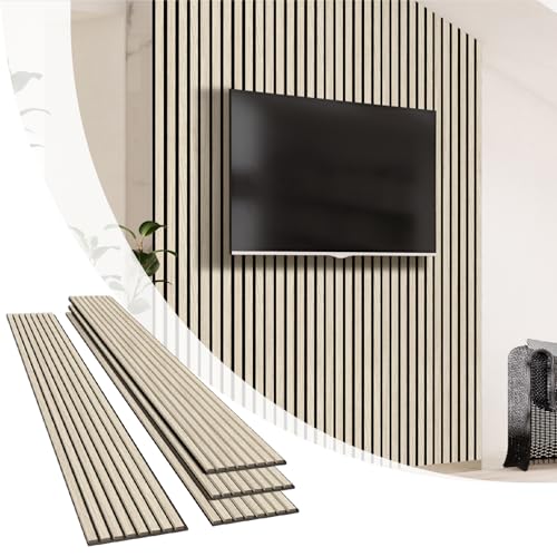 Olanglab Wood Panels for Wall 4Pack 94.5"x12.6" Rustic Oak - color: Rustic Oak