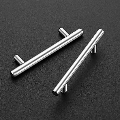 Ravinte Brushed Nickel Cabinet Handles 6" Length,3.75" Hole,10 Pack - size: 6 Inch (3-3/4 Inch Hole Center)