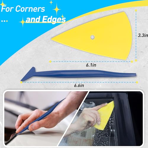 15PCS Window Tint Kit, Felt Squeegee for Vinyl, Window Tint Tools - size: 15 Pack
