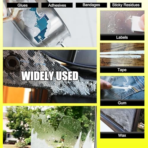 Adhesive Remover for Cars 7oz - Sticker Remover Spray with Scraper, Safe on Paint & Glass - Rapidly Removes Glue, Labels, Decals & Tape Residue - Surface-Safe Adhesive Spray for Car Windows & Paint