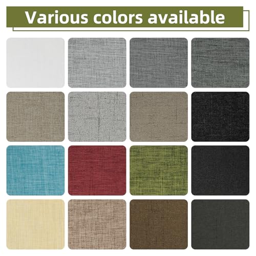 2Pcs Self-Adhesive Linen Fabric Patches, Quick Repair for Sofas, Tents, Car Seats/8" x 11", White - color: White