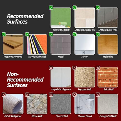 Art3d PVC Peel and Stick Backsplash Wall Tile, 10-Pack, Spruce Grey Rustic - color: Spruce-gray