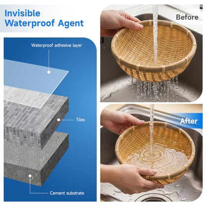 Transparent Waterproof Sealant for Indoor & Outdoor Repairing Leak 1 Gallon - size: 1 Gallon
