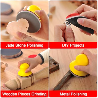 MAXMAN 20Pcs Sanding Sponge Set, 3"Foam Sanding Pads, 800-1000Grit for Wood - style: 800-1000 Grit