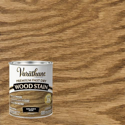 Varathane Premium Fast Dry Golden Oak Wood Stain - color: Golden Oak, size: 1 Quart (Pack of 1)