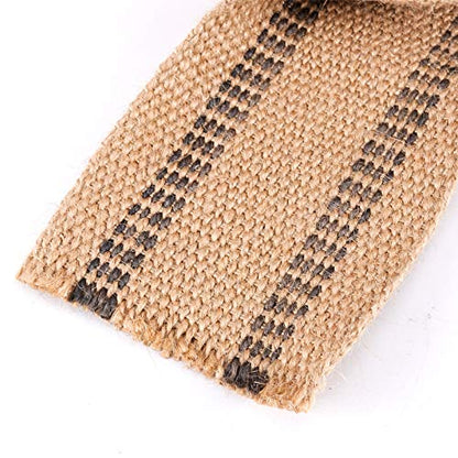 ZOENHOU 3.5 Inch x 21.8 Yard Upholstery Jute Chair Webbing, Thickened