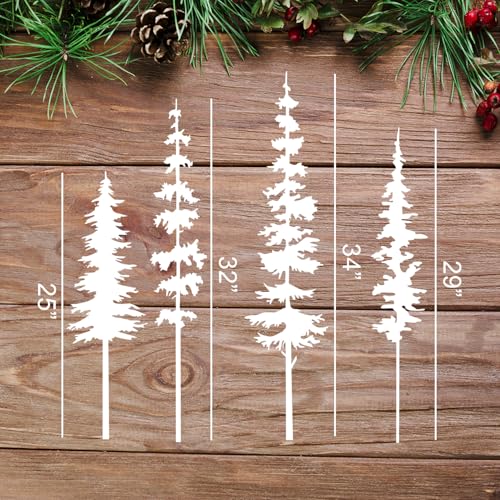 Pine Tree Stencils for Painting Wall Large Pine Tree Stencil - style: Pine Tree