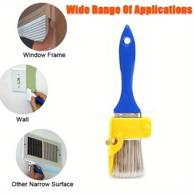 Angled Paint Brush for Cutting in, Detail Trim and Edging Brush for Latex & Acrylic Paint, Professional Small Painting Brush for Corners, Walls, and Cabinets