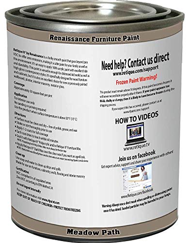 Renaissance Chalk Furniture Paint - Non Toxic, Eco-Friendly, Superior Coverage (Deluxe Starter Kit, Meadow Path 05) - color: 13 Meadow Path