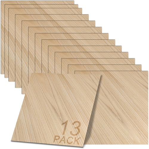 GSCIT Club 13 PCS Maple Wood Veneer, 12 inch x 12 inch Wood Edge Banding Pre-glued Flexible, Veneer Tape Banding for Cabinet Repair Furniture Restoration - color: Maple Veneer, size: 12"x 12" x 13PCS