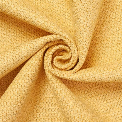 Textured Chenille Jacquard Upholstery Heavy Duty Polyester 58" Fabric by The Yard (Gold, 1 Yard) - color: Gold, size: 1 Yard