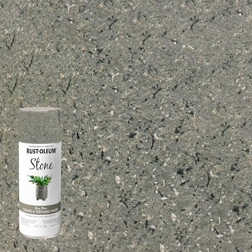 Rust-Oleum Stone Creations Gray Stone Spray Paint - color: Gray Stone, size: 12 Ounce (Pack of 1)