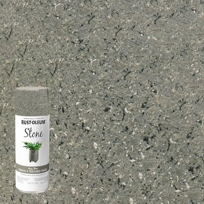 Rust-Oleum Stone Creations Gray Stone Spray Paint - color: Gray Stone, size: 12 Ounce (Pack of 1)