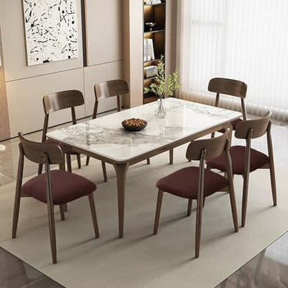 Waterproof Dining Room Chair Covers Set of 2,Chocolate,Large - color: Chocolate-diamond Pattern, size: Large-2 PCS