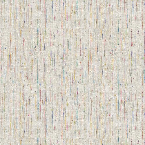 JiffDiff Woven Wallpaper Peel and Stick 17.3" x 120" Colorful Paint Grasscloth Contact Paper Textured Waterproof Self Adhesive Stick on Wallpaper(14.4 sq. ft Gray) - color: Gray, size: 17.3" x 120"
