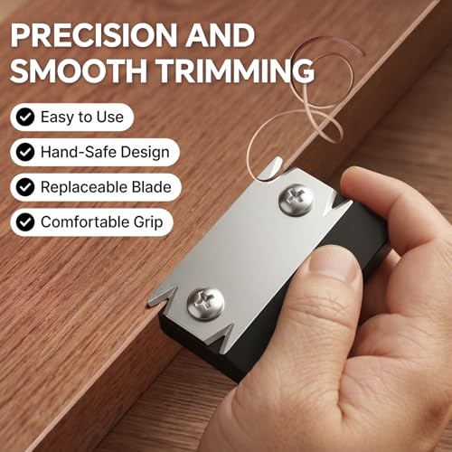 Edge Banding Trimmer, Stainless Steel Blade Mini Woodworking Tool
