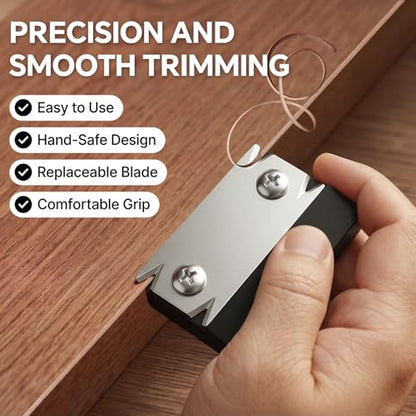 Edge Banding Trimmer, Stainless Steel Blade Mini Woodworking Tool
