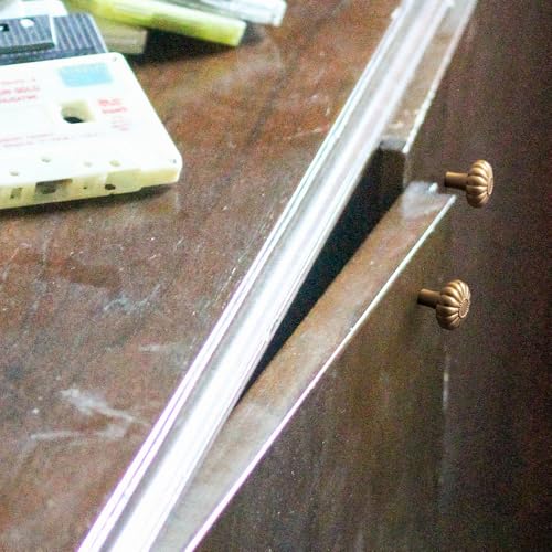 12 Pack Elegant Bloom Champagne Bronze Cabinet Knobs, Drawer Pulls for Kitchen, Dresser Cabinet Hardware for Bedroom, 1-1/4 Inches Diameter Handles - color: Champagne Bronze