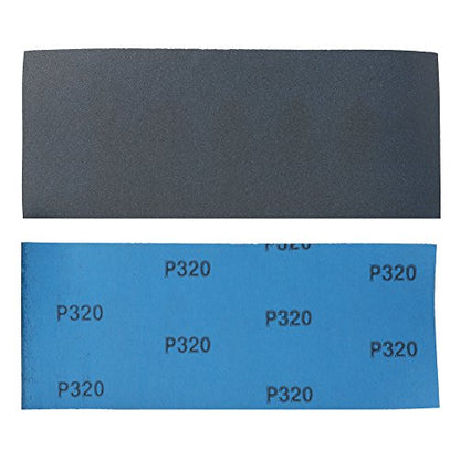 LotFancy 320 Grit Sandpaper, 45PCS, 9 x 3.6 Dry Wet Sand Paper, Silicon Carbide Sanding Sheet for Metal Automotive Wood Furniture Sanding, Polishing, Finishing - size: 320Grit