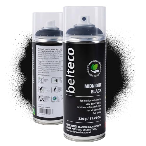 Midnight Semi Gloss Black Spray Paint | Black Gloss Spray Paint - color: Midnight Black Semi Gloss, size: 11.29 Ounce (Pack of 1)
