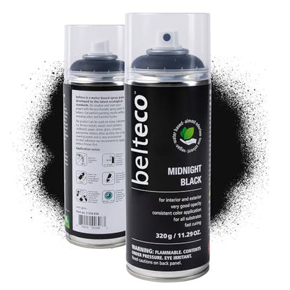 Midnight Semi Gloss Black Spray Paint | Black Gloss Spray Paint - color: Midnight Black Semi Gloss, size: 11.29 Ounce (Pack of 1)