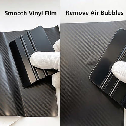 Vinyl Wrap Install Kit with Plastic Squeegee, 9mm Snap off Knife Blades, Micro Squeegee, for Window tint, PPF, Decal - color: Kit a