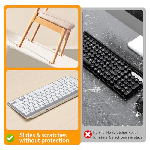 CHUNZEXI Non-Slip Rubber Furniture Pads, 4 Pack 6 x 4 Inch Rectangular - size: 6x4 inch 4 Rectangular