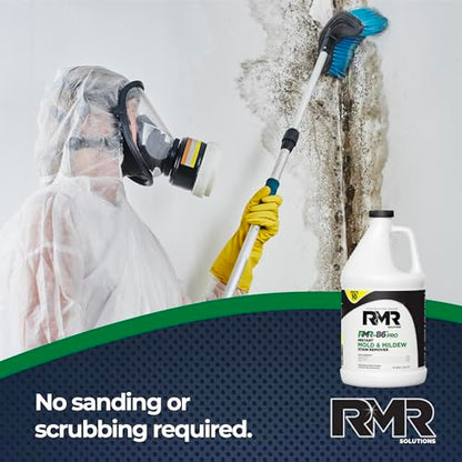 RMR-86 Pro Contractor Grade Mold Stain & Mildew Stain Remover Cleaning Solution, Professional Quality Formula, 1 Gallon - size: 128 Fl Oz (Pack of 1)