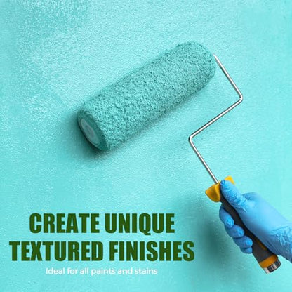 6pcs Paint Roller Covers 9 Inch x 3/4" Nap, High Capacity Lambswool Rollers