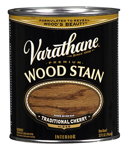 Rust-Oleum 211722H Traditional Cherry Varathane Premium Wood Stain, 1 Quart, 2 Pint Can (Pack of 2) - color: Traditional Cherry