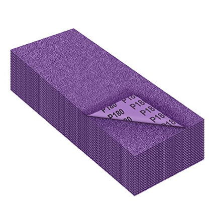 MAXMAN Sandpaper 180 Grit, 9 x 3.6 Wet Dry Sanding Sheets, for Metal/Wood