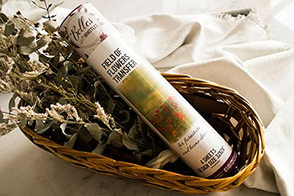 Dixie Belle Belles & Whistles Transfer - Field of Flowers - 24.8” x 38.8” Sheet - Rub On Decorative Transfer for Crafts, Furniture, DIY - Crafting Design - size: Field of Flowers