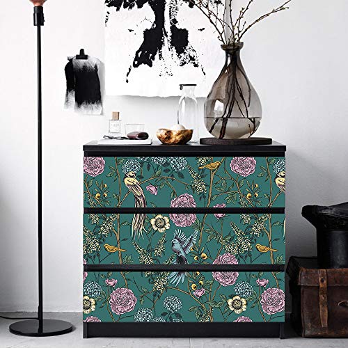 Self-Adhesive Dresser Sticker, Peel and Stick Furniture Stickers/Decals, Removable Furniture Skin (007, MALM)… - color: Md007, size: MALM