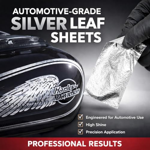 LiME LiNE Spinnable Leaf Sheets – Automotive Grade for Custom Paint (Silver- 1000 Sheets) - color: Silver-1000