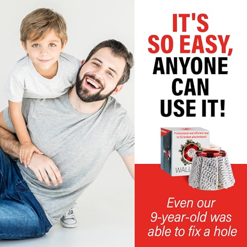 Innovative Drywall Repair Kit - 2 inches plus Hole Patch, Spackle Wall Repair, Drywall Patch Filler for Easy Wall Fixes - No Dry Wall or Tape needed