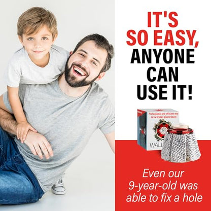 Innovative Drywall Repair Kit - 2 inches plus Hole Patch, Spackle Wall Repair, Drywall Patch Filler for Easy Wall Fixes - No Dry Wall or Tape needed