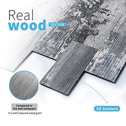 Art3d Peel and Stick Backsplash, Stick on Wall Tile, 10-Pack, Light Rustic - color: Light-gray