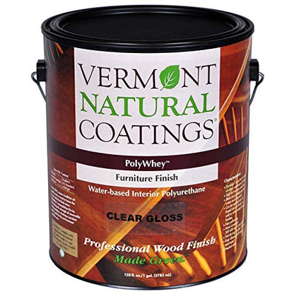 Vermont Natural Coatings PolyWhey Furniture Finish - Gloss - Gallon - color: Gloss, size: Gallon