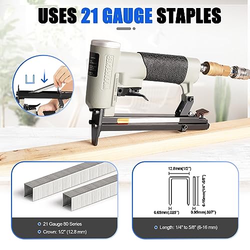 Woodpecker N8016 21 Gauge Upholstery Stapler 80 Series